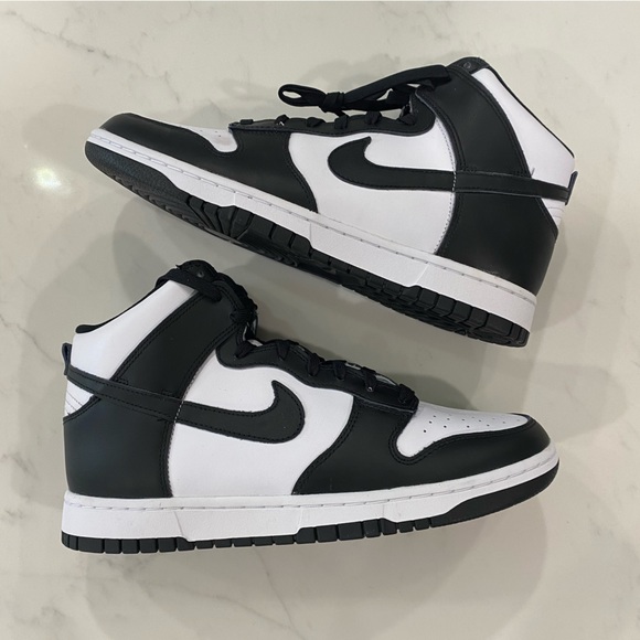 Nike Dunk Hi retro Pandas sz 10 DS - Picture 2 of 16